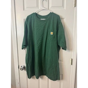 Carhartt Relaxed Fit Tall Green T-Shirt Gr: 3XLT - Bild 1 von 3