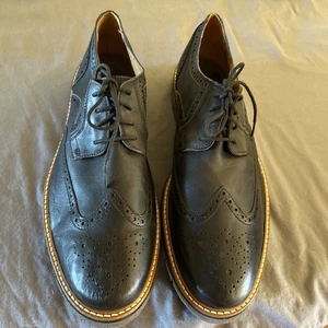 Zapatos Oxford Clarks Active Brogue Air Wing Tip para hombre, talla 15D negros - Imagen 1 de 10