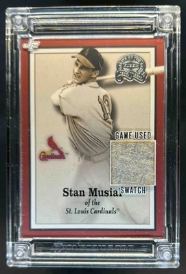 2025 Jersey Fusion Stan Musial Game Used Swatch Jersey Patch #NNO Cardinals - Image 1 of 2