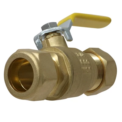 1-100 Pack XFITTING 3/4" Comp. Ball Valve , 600 PSI , Full Port , Lead Free - Image 1 of 4