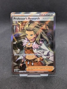 Pokemon Card Professors Research 240/198 Scarlet & Violet Full Art Ultra Rare NM - Foto 1 di 4