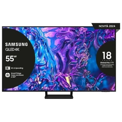 Samsung Q70D Tv Qled 4K 55 pollici 2024 Smart Hdr10 Wifi 4 Hdmi 2 usbq - Immagine 1 di 4