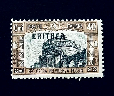 ERITREA Stamp - 1927 Italy Administration Overprint Sn B17 Semi Postal MNH r20 - Image 1 of 2