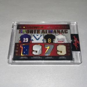 2021 Leaf Ultimate Sports Almanac Quad Relic Card Stargell Larry Holmes /25 - Picture 1 of 2