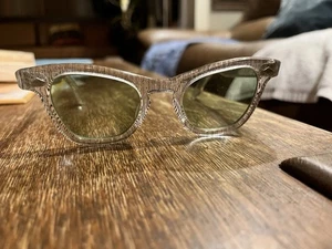 1940’s Vintage TOP CAT EYE Brille Made in USA Geek Eyewear Sonnenbrille - Bild 1 von 5
