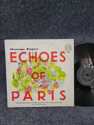 Vintage George Feyer Echoes of Paris VOX VX 25.200 12" LP Piano Vinyl Record Foto 1 de 4