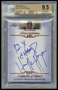 2012 Leaf Inscriptions Hulk Hogan Auto BGS 9.5 Gem Mint - Picture 1 of 1