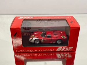 BEST 9121 ALFA ROMEO 33.2 DAYTONA 1968 #20 VACCARELLA -RED 1:43- GOOD IN BOX - Picture 1 of 8
