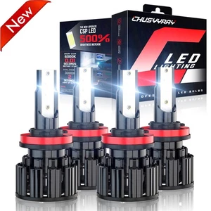 For Chevy Impala 2006 2007 2008-2013 Combo 4X 6K LED Headlights Hi-Low Bulbs - Bild 1 von 13