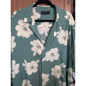 Mens Hibiscus Hawaiian Island Shirt - XXL New with Tags No Boundaries Tropical - Picture 1 of 3
