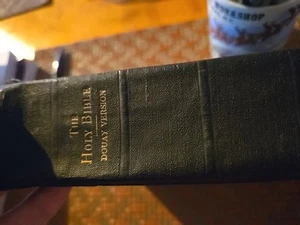 Die Bibel; Douay Version antik von 1912 seltene Ausgabe SAMMLERSTÜCK * - Bild 1 von 13