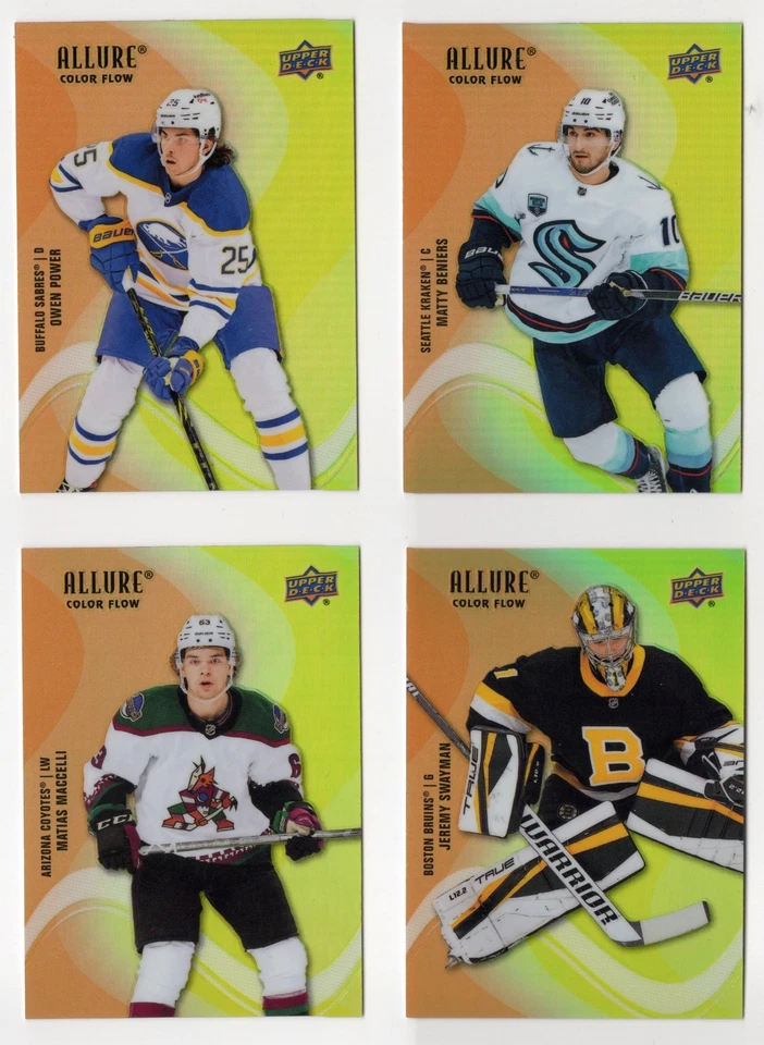 2022-23 Upper Deck Allure Color Flow Orange Yellow SF-1 to SF-100 Pick From List - Image 1 of 1