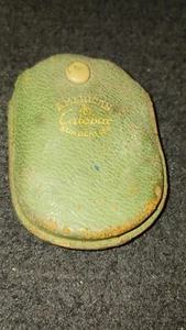 Vintage American Calobar Clip On your Frame Wire Rimmed Sunglasses Green W Case - Picture 1 of 5