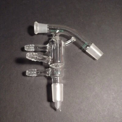 Chemglass Distilling Head Short Path 10/18 Thermometer 14/20 CG-1240-05