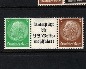 OPC 1939 Alemania Hindenburg impresión adicional Mi#W74 como nuevo bisagras 48071 - Imagen 1 de 2