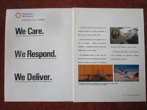 2/1992 PUB SINGAPORE AEROSPACE TECHNOLOGIES JAL BLACK KNIGHTS C-130 ORIGINAL AD - Picture 1 of 1