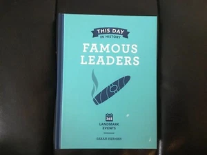 NEW! This Day in History Famous Leaders Sarah Herman 365 Landmark Events World - Picture 1 of 8