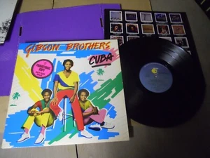 GIBSON BROTHERS-CUBA-REGGAE SOUL-ROCK LP ON ISLAND-PROMO - Picture 1 of 1
