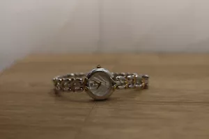 Vin Armitron Now 75/2344-5 753H/2 Two Tone Ladies Watch Diamond Dial New Batt - Picture 1 of 6