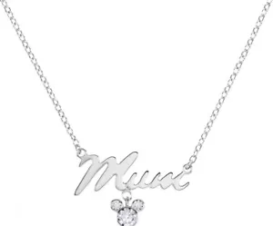 Disney Collar Cadena Mamá Cristal Mickey Mouse Joyería N903540RZWL - Imagen 1 de 3
