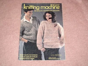 KNITTING MACHINE MAGAZINE KNITTING MACHINE DIGEST APRIL/MAY 1987 - Bild 1 von 6