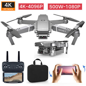 E68 4K 1080P HD Camera WiFi FPV RC Drone Aircraft Foldable Quadcopter / Battery