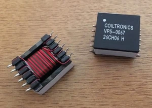 Unshielded 6 Coil Inductor Array Nonstandard  4.3UH  VP5-0067   2 PIECES   Z2563 - Picture 1 of 2