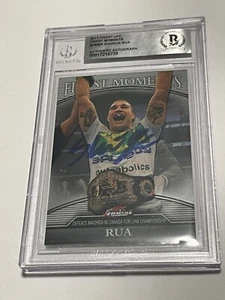 Mauricio SHOGUN Rua Signed UFC Finest Moments Card Slabbed IP Beckett BAS a - Picture 1 of 3
