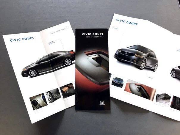 2010 Honda Civic Coupe Original Factory Accessories Brochure - Image 1 of 1