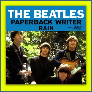 The Beatles- Paperback Writer b/w Rain - 45 Pic Sleeve #4- No Record - Picture 1 of 3