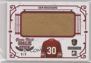 2017 Leaf ITG Stickwork Game Used Goalie Stick Red /9 Dan Bouchard #GGS-05