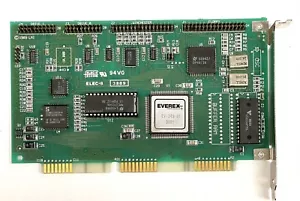 Vintage Elec-8 ISA Chip Everex EV-349-01 EV-34901 Controller Adapter - Picture 1 of 6