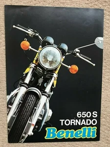 BENELLI 650S TORNADO MOTORCYCLE SALES BROCHURE in German - Picture 1 of 3
