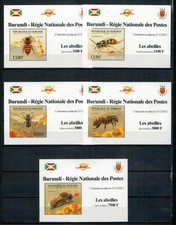 2012 BURUNDI - ANIMALI - INSETTI - FOGLIETTI - MNH