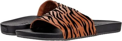 Sandalias/toboganes Vans Decon para mujer (rayas de tigre) aceite de argán/negro varias tallas Foto 1 de 4