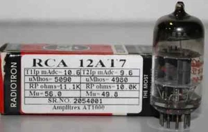 ECC81 12AT7 RCA "D" Getter Made In USA Amplitrex AT1000 Tested Qty 1Pc - Picture 1 of 11