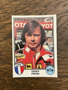 Panini Eurofootball 82 - Didier Pironi Racing F1  Top rara Mint #271 - Picture 1 of 2