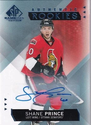 2015-16 SP Game Used Autographs Blue #186 Shane Prince - Image 1 of 2