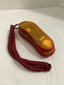 Telefono Vintage Swatch Twin Trasparente Arancione Rosso Anni 90 - Swatch Non Testato - Foto 1 di 7