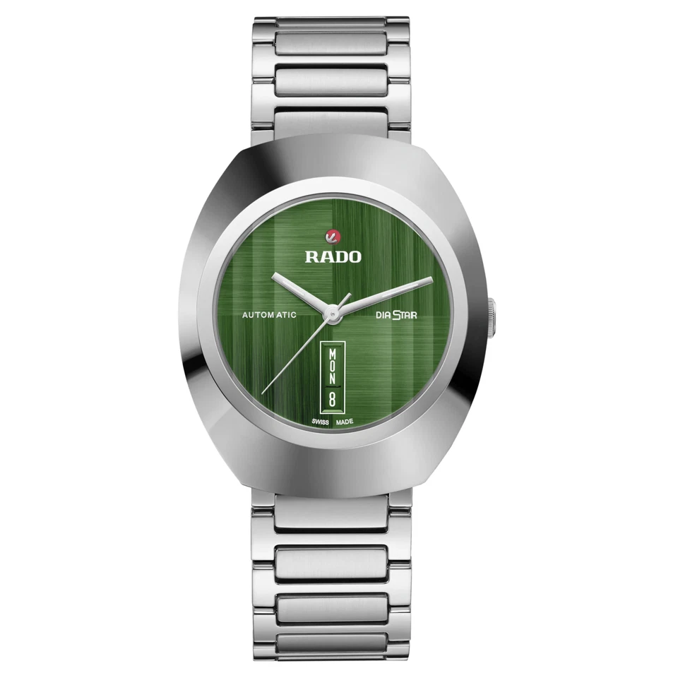 Rado DiaStar Original 38mm Green Dial Ceramos Men's Watch R12160303
