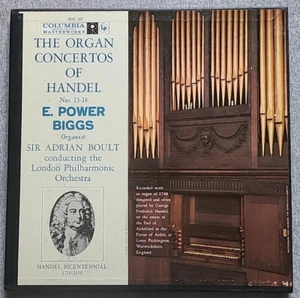 Vinyl LP - E Power Biggs - Organ Concertos of Handel No 13-16 - 2 LP Set - Picture 1 of 7
