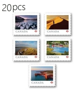 Canada Post discounted Postage - 20 pcs Permanent Stamps - Picture 1 of 1