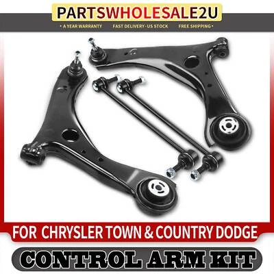 4x Brazo de control inferior delantero rótula barra estabilizadora enlace para Ram C/V 2012-2015 Foto 1 de 4