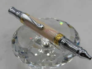 GORGEOUS HIGH QUALITY HANDMADE BROADWELL NOUVEAU SCEPTRE TOUCH OF PINK BP PEN - Picture 1 of 5