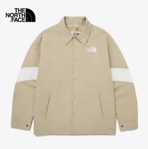 The North Face Korea OLEMA COACH JACKET LIGHT_BEIGE NJ3BQ04 ASIAN FIT - Picture 1 of 10