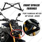 Black Front Spoiler Fairing Protective Cover For Yamaha Mt-09 Sp 2018 20219 2020