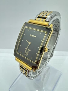 Rado Diamond Star Gold/Schwarz 160.0243.3 Herrenuhr Quarz aus Japan ohne Batterie - Bild 1 von 8