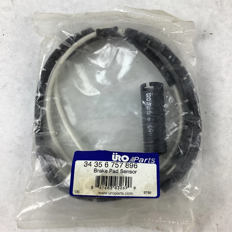 Sensor de desgaste de pastillas de freno URO Parts 3435757896 para BMW Z4 E85 E86 3.0si 2003-2008 Foto 1 de 2
