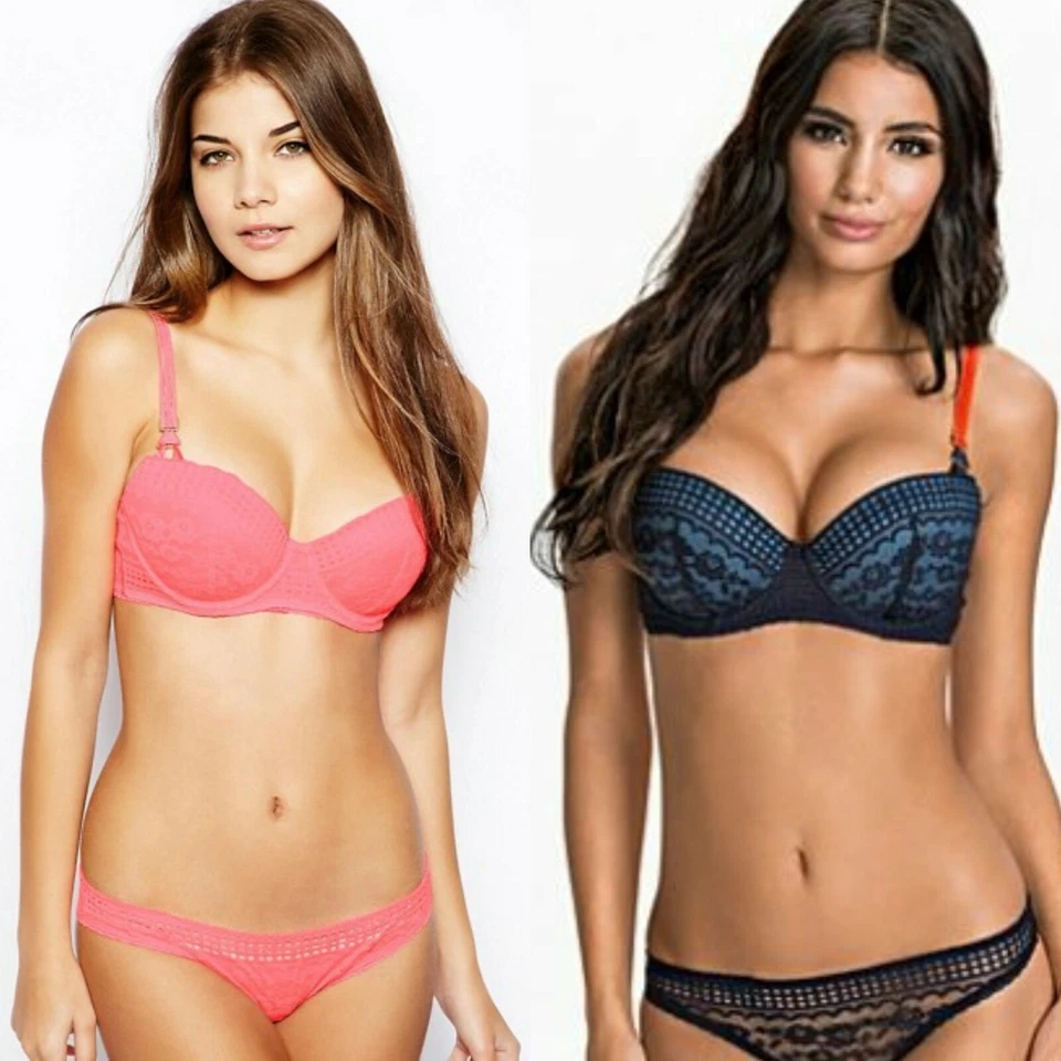 Stella McCartney магнолия пожимая плечами кружевной бюстгальтер S23-191 различные размеры и цвета новый с Ярлыками - Изображение 1 из 1