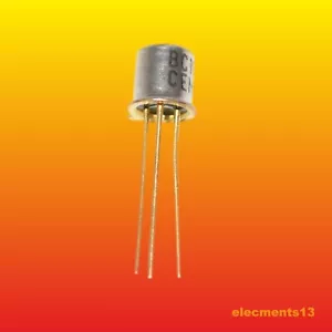 BC108C CEMI SILICON NPN TRANSISTOR GOLD-PLATED 0.3W 0.1A - Picture 1 of 2